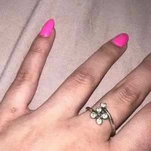 Pandora Jewelry Pandora Four Petal Flower Silver Ring Size